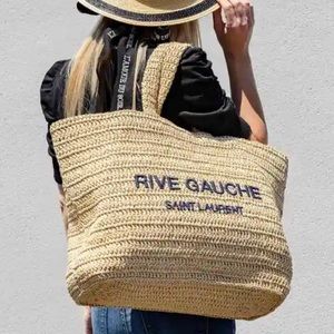 Saint Laurent Rive Gauche Woven Raffia Shopping Tote
♦️SOLD♦️